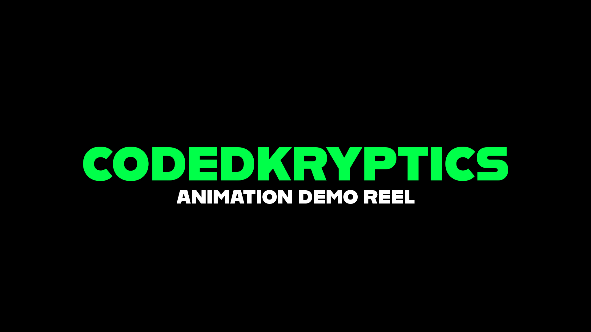 Demo Reel